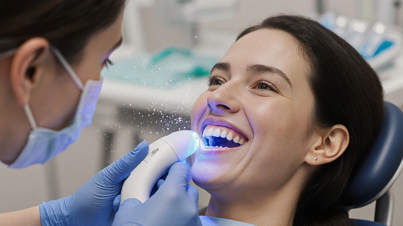 Pískování zubů: Co o tom vlastně víme a co říkají zubní lékaři