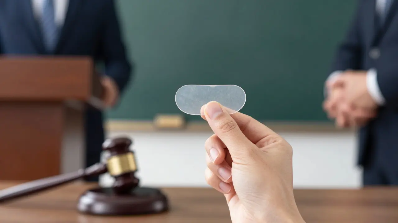 Keramická fazeta s ikonami profesionální komunikace